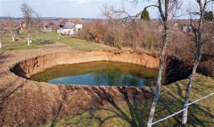 Croatian Village Plagued By 100 Gigantic Sinkholes Following Earthquake