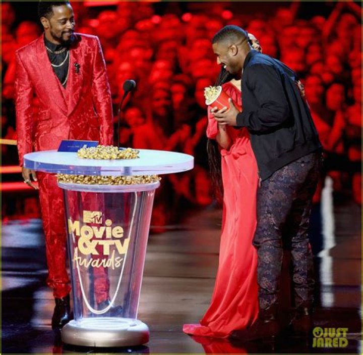 Michael B. Jordan Takes a Savage Dig at Roseanne Barr After Winning Best Villain at the MTV Movie and TV Awards