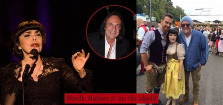 Mireille Mathieu Et Son Fils Adoptif