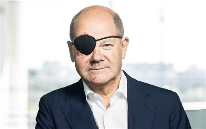 
Olaf Scholz Eye Patch After Eye Injury | Accident And Nose Scar 