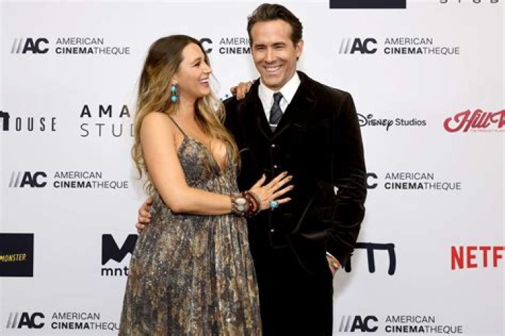 
Pregnant Blake Lively Shows Baby Bump in Shimmering Dress Before Sweet Speech to Ryan Reynolds 