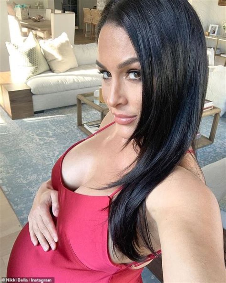 Pregnant ‘Total Bellas’ Star Nikki Bella Shows Off Baby Bump in Bed While Binge-Watching TV