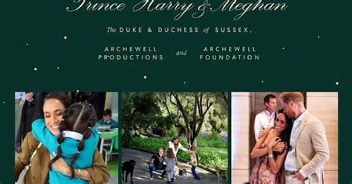 Prince Harry and Duchess Meghan’s First Christmas Card With Baby Archie Is Too Cute