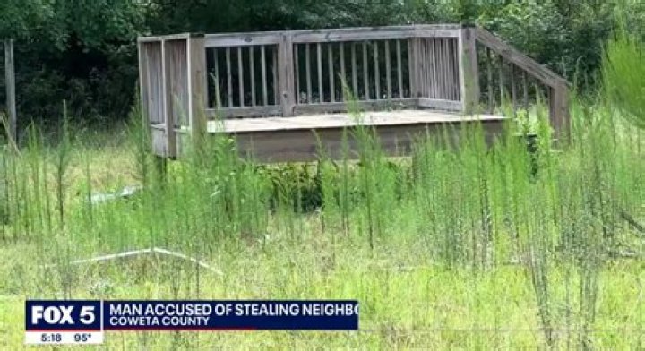 Georgia Man Arrested For Stealing Neighbor’s Entire Front Porch