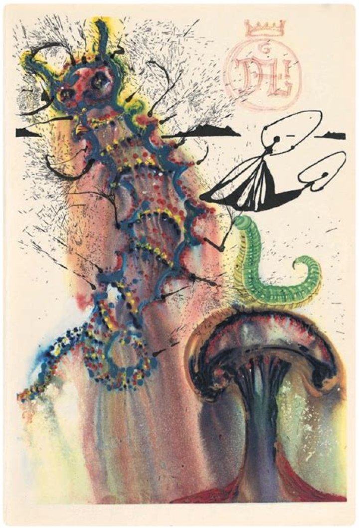 Salvador Dali's Mind-Bending Interpretation Of Alice In Wonderland
