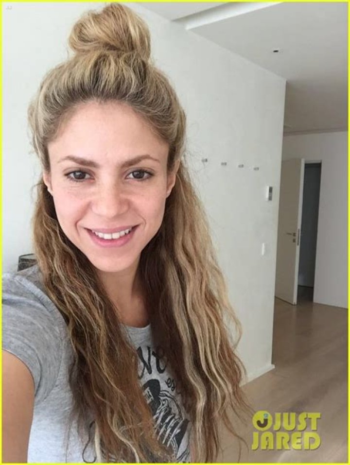 Shakira Posts Makeup Free Selfie to Celebrate New Music Milestone