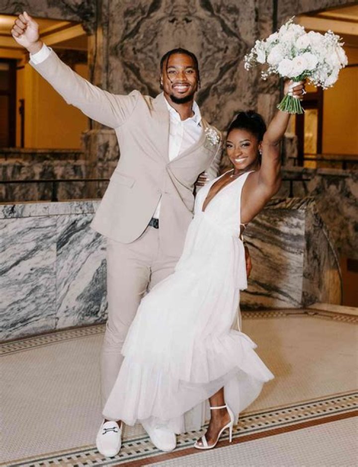 New Bride Simone Biles Claps Back at Haters of Her Wedding Hair: ‘Keep Complaining’