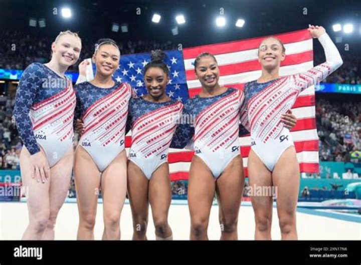 Gymnasts Simone Biles, Jordan Chiles, Suni Lee and Jade Carey Reunite in NYC After Olympic Wins