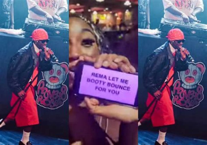 
Singer Rema Receives ‘Freaky’ Text From Fans As He Storms Stage On Bicycle 