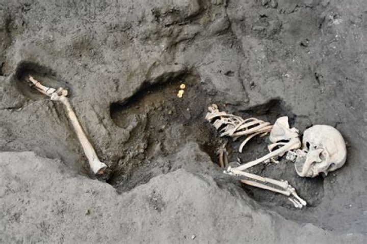 Skeleton Family Killed By Vesuvius Uncovered At Pompeii