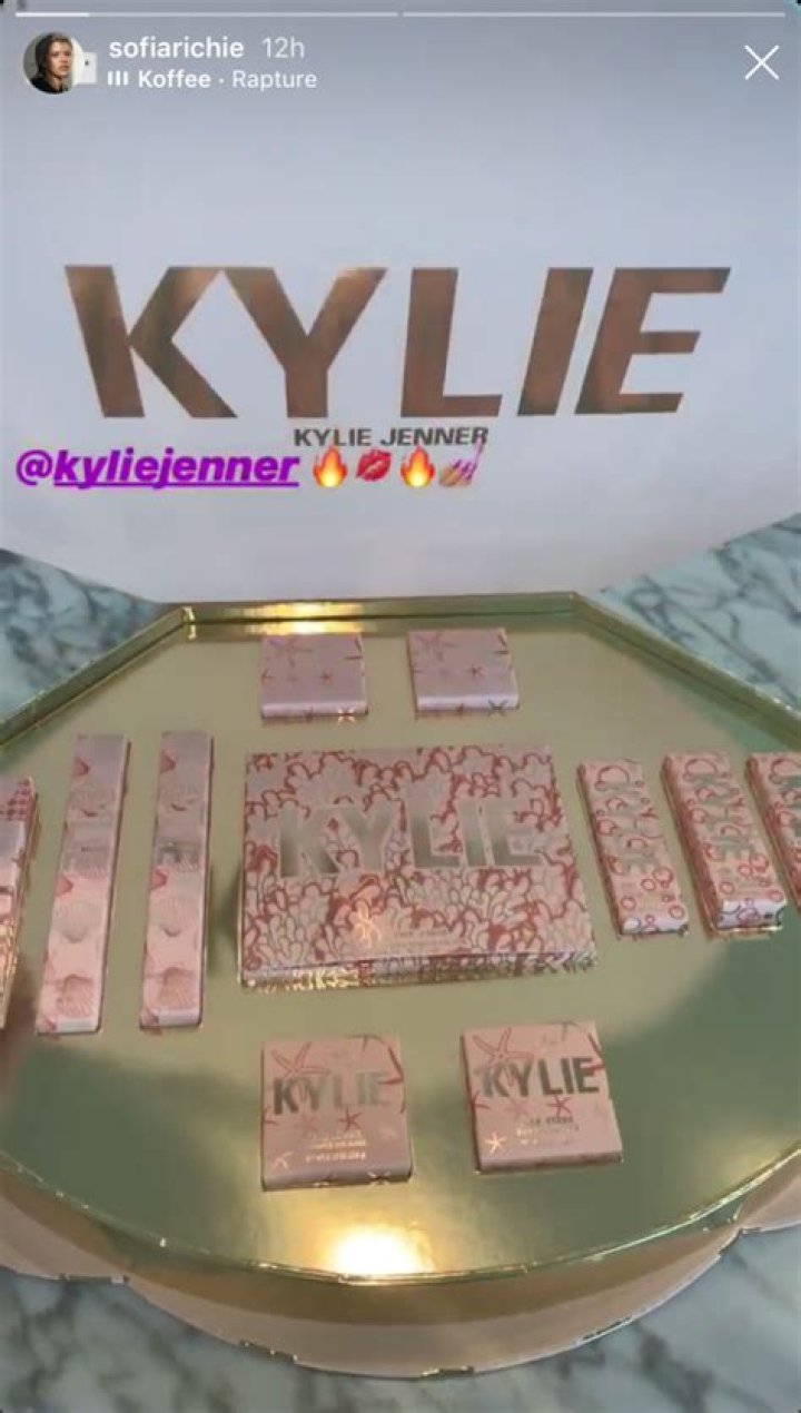 Insta-Jealous! Sofia Richie Supports Kylie Jenner Yet Again With Her Newest Kylie Cosmetics PR Package