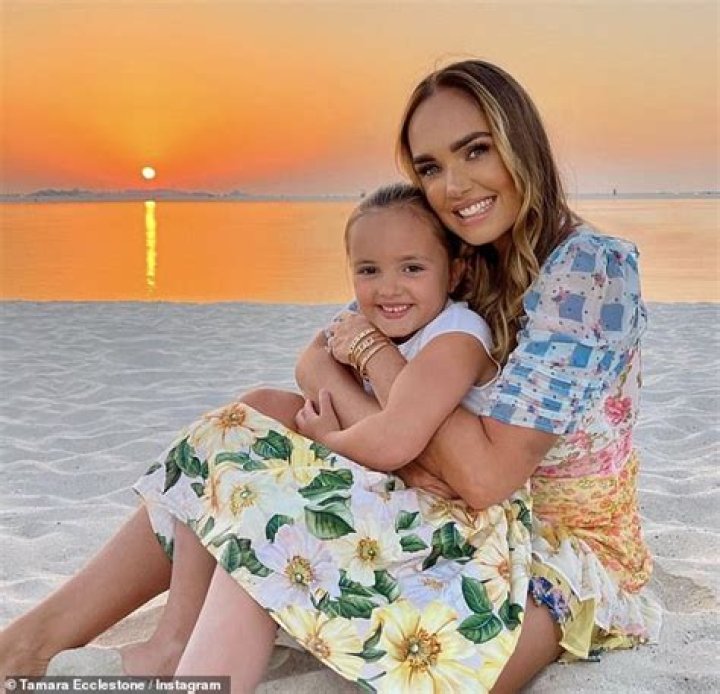 Aww!Tamara Ecclestone’s Husband Shares Sweet Snap of His Wife and Daughter Sophia at the Beach – See the Pic