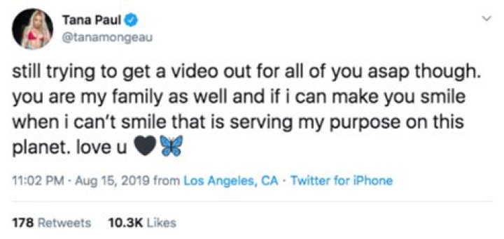 Tana Mongeau Tweets About ‘Forgiveness’ En Route to Las Vegas Amid Family Emergency