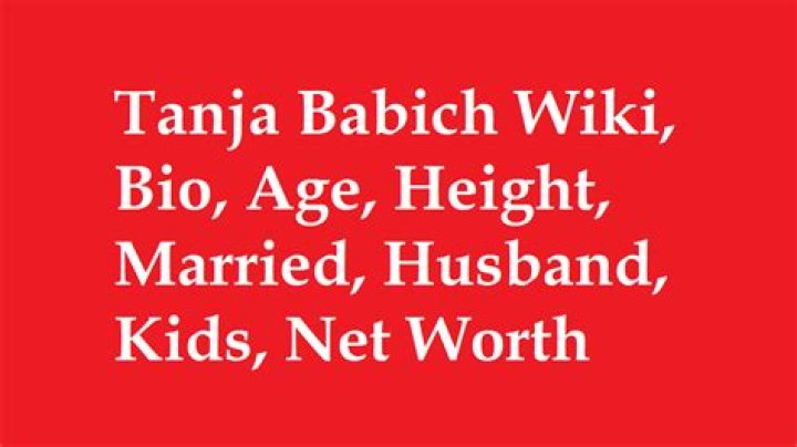 Tanja Babich Height, Weight, Net Worth, Age, Birthday, Wikipedia, Who, Instagram, Biography