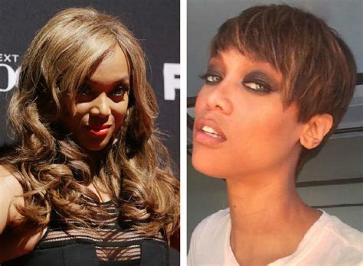 "It's About Time!"Tyra Banks Debuts New Chic Pixie Cut