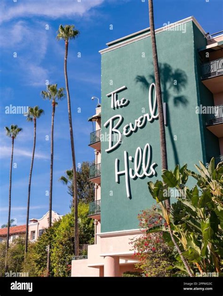What celebrity died at the Beverly Hills hotel?