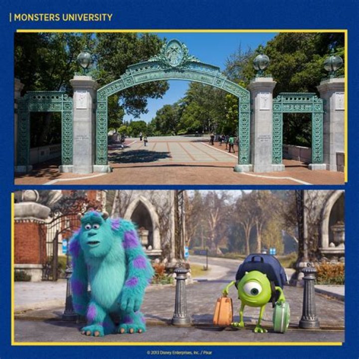 What college is Monsters University based on?
