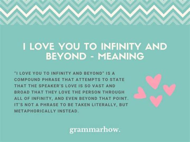 ¿Qué significa te amo hasta el infinito? – Celebrity.fm