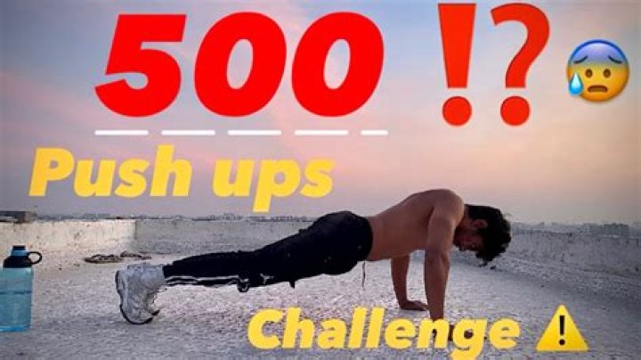 ¿Qué pasa si hago 500 flexiones al día?