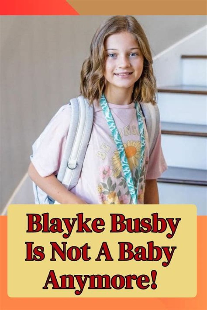 What is blayke Busby middle name?