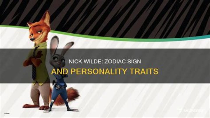 What is Nick Wilde’s middle name?