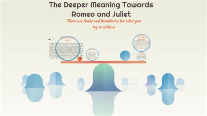 What is the deeper meaning of Romeo and Juliet?