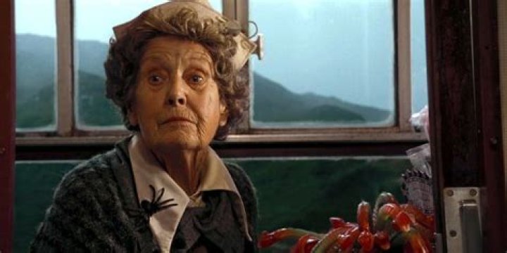 What is the name of the trolley lady in Harry Potter?