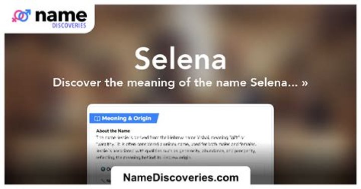 What is the name Selena mean? – Celebrity.fm – #1 Official Stars, Business & People Network, Wiki, Success story, Biography & Quotes
