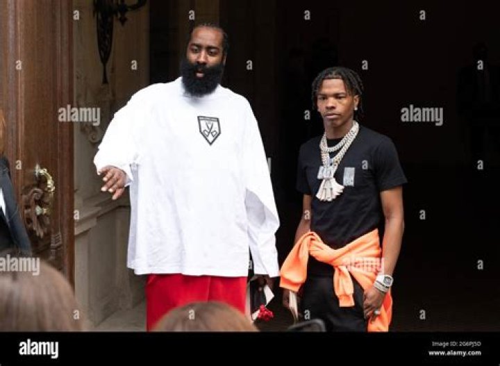 What is the relationship between James Harden and Lil Baby?
