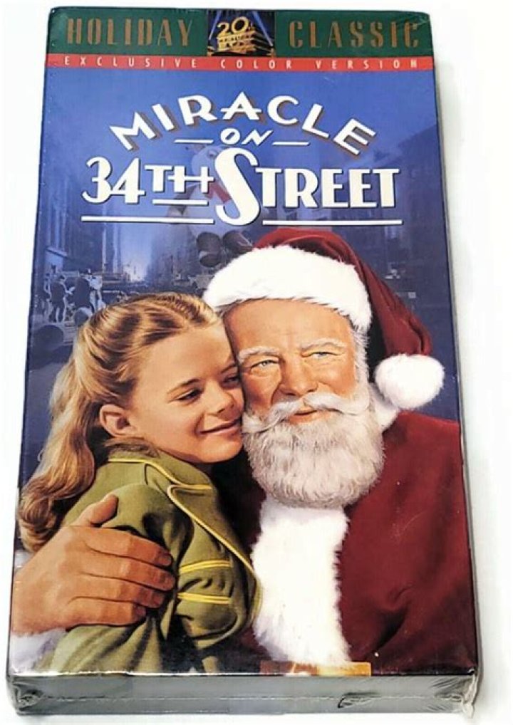 Where can I watch colorized Miracle on 34th Street?