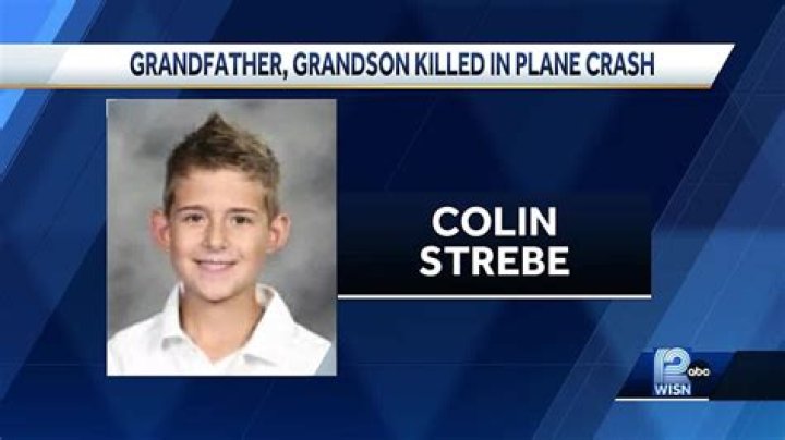 Who was Colin Strebe, 8-year-old who lost his life in a plane crash in Watertown?